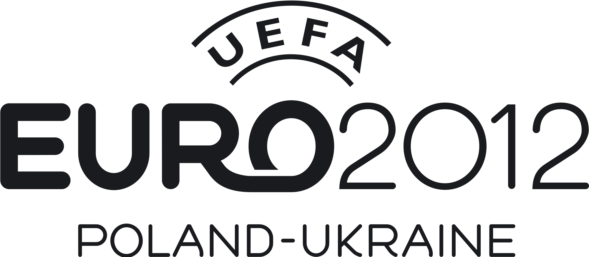 Uefa Euro 2012 Logo (2000x880), Png Download
