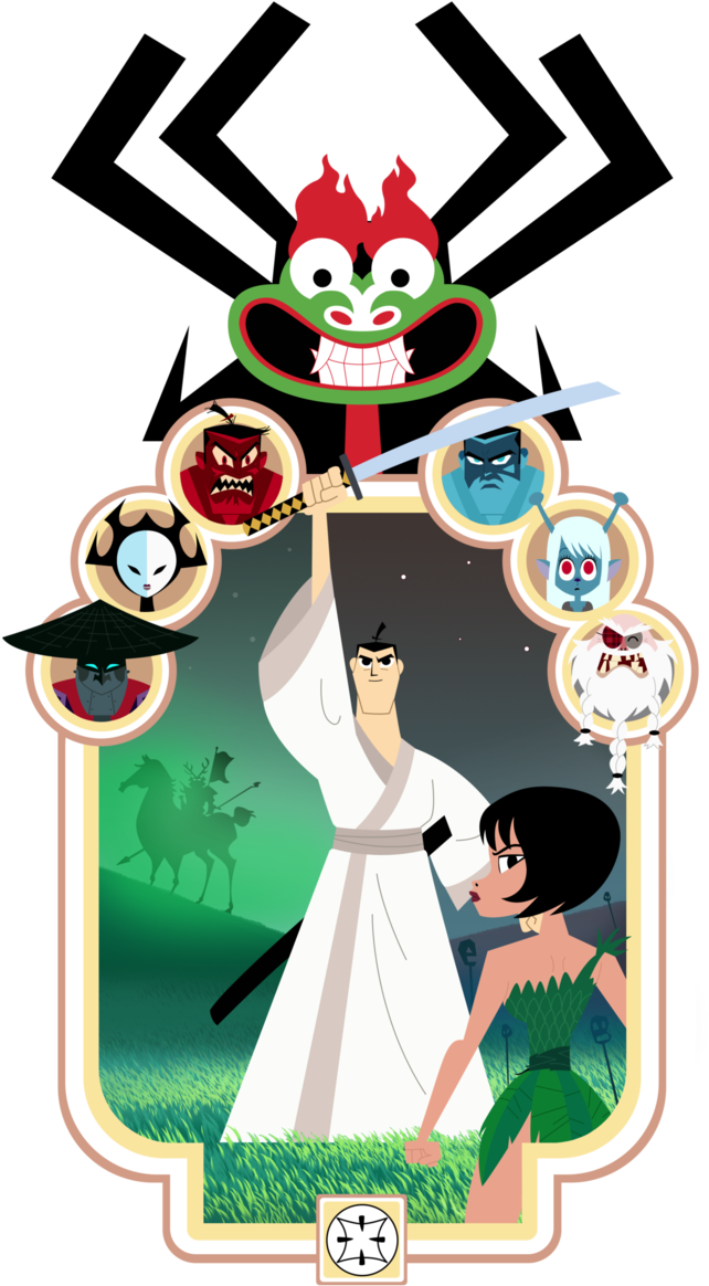 Samurai Jack By Supasmashsketcher (668x1196), Png Download