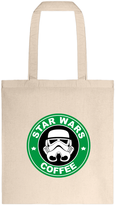 Tote Bag Cotton Star Wars Coffee (690x850), Png Download