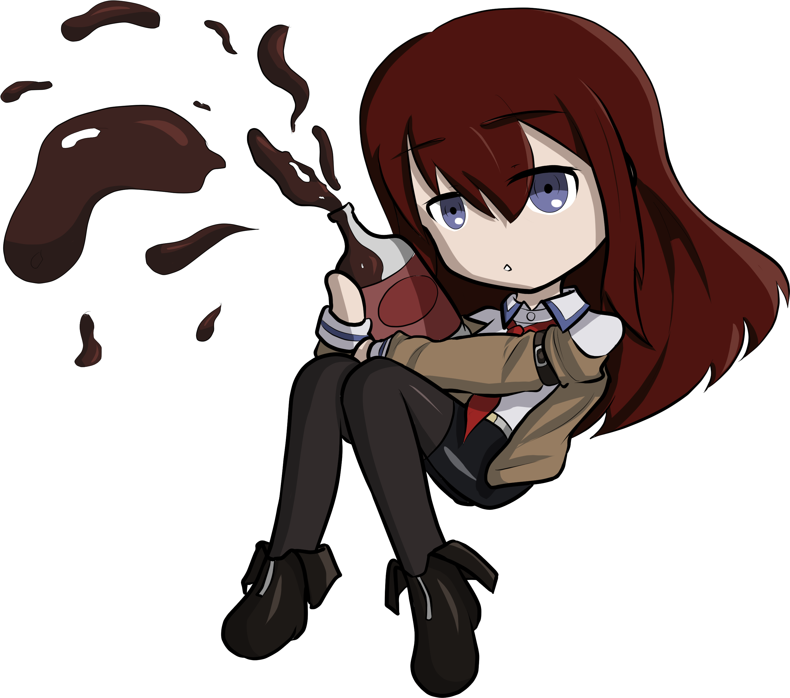 G Artmade Chibi Kurisu For A T-shirt (3000x3000), Png Download