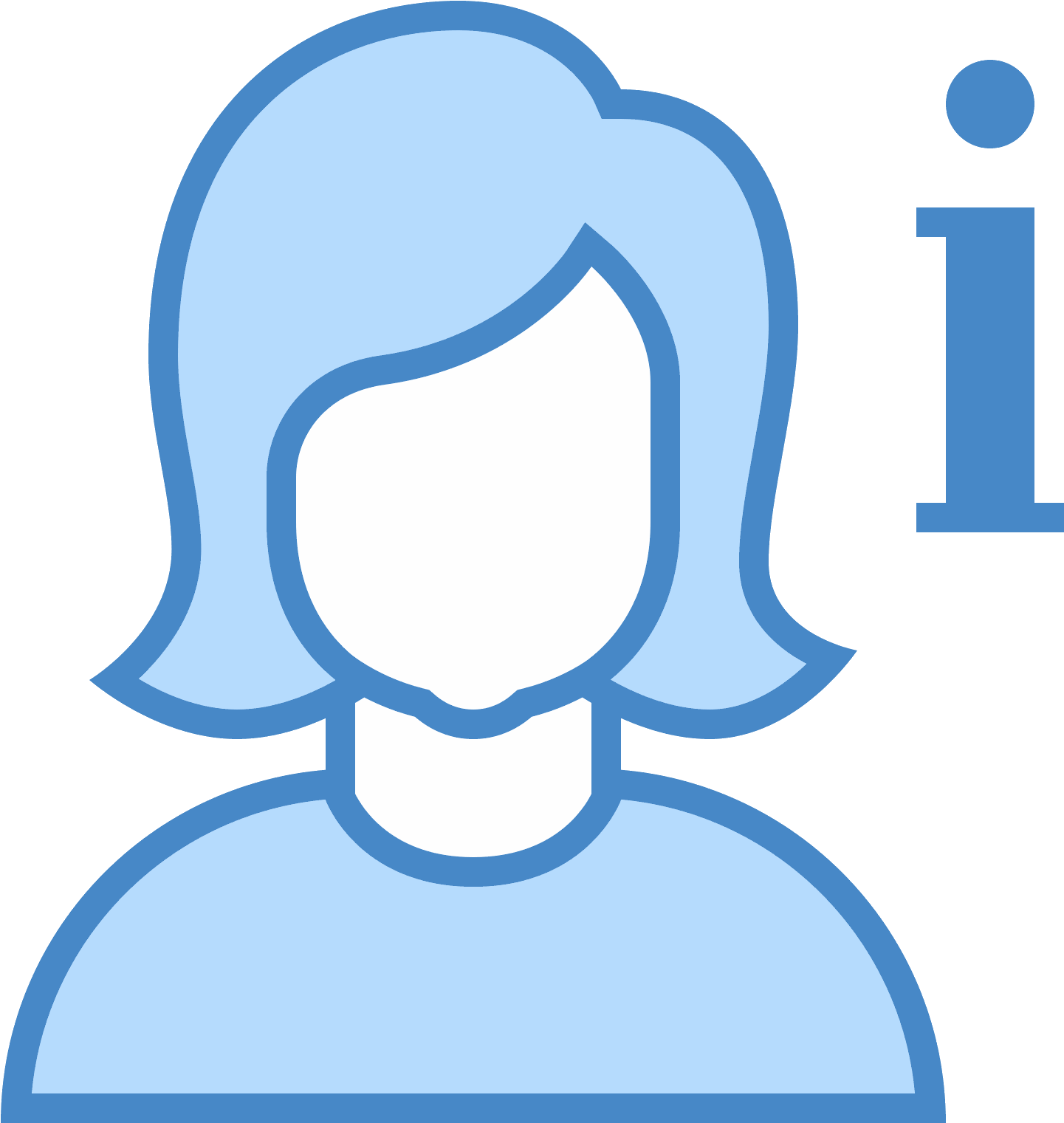 Über Uns Weiblich Icon (1600x1600), Png Download