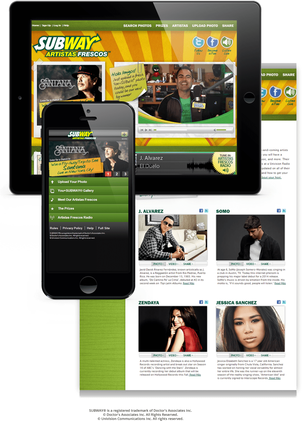 Subway Artistas Frescos™ (1050x1368), Png Download