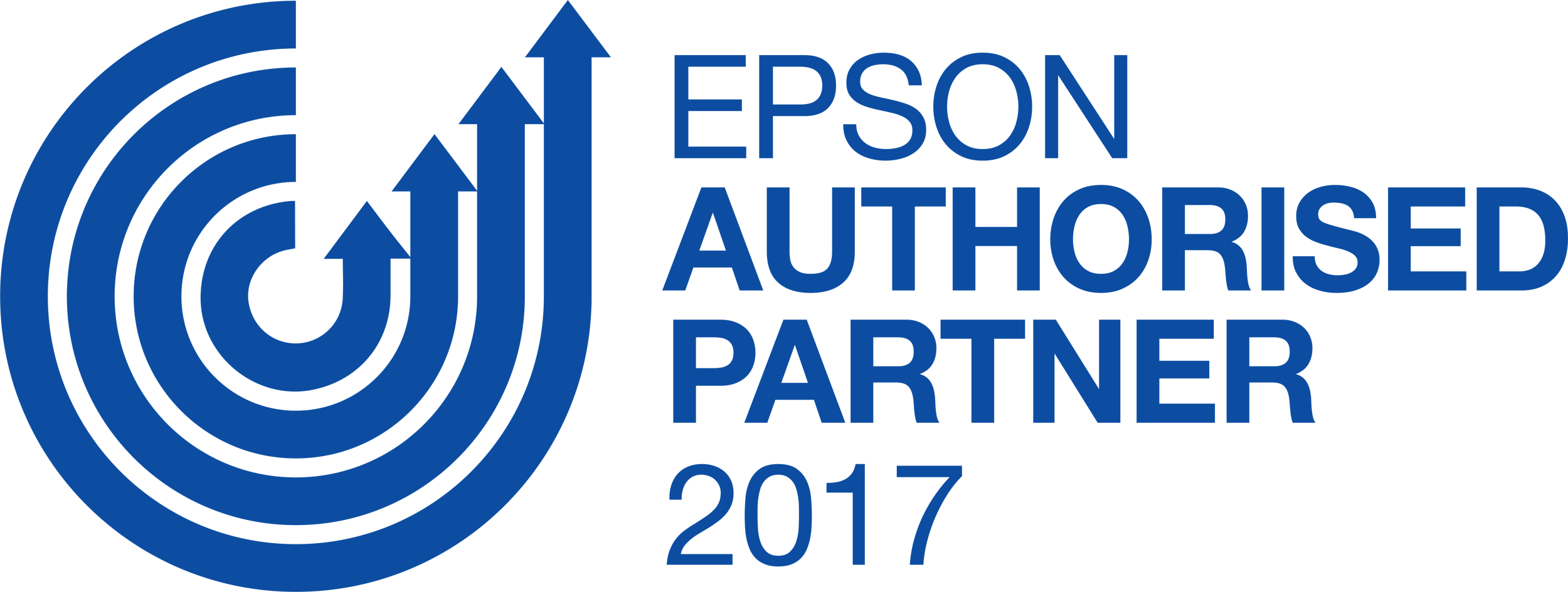 Epson Logo Png White Download (2500x945), Png Download