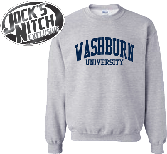 Washburn University Arch Gildan Crew Sweatshirt (720x540), Png Download