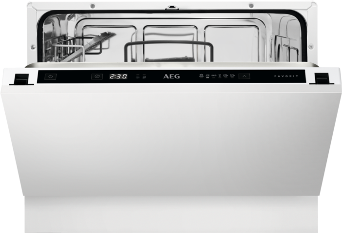 Aeg Fse21200p Residual Drying Built In Compact Dishwasher (700x700), Png Download