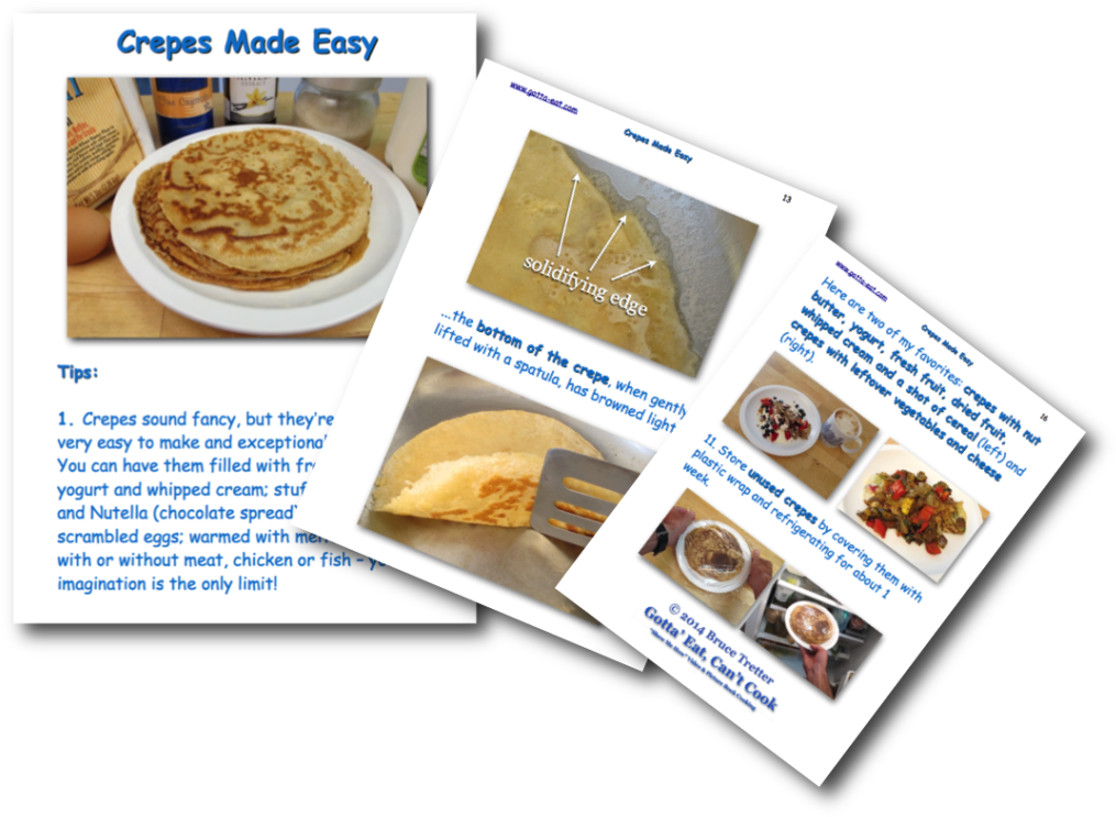 Crepes Made Easy Picture Book Recipe (1024x752), Png Download