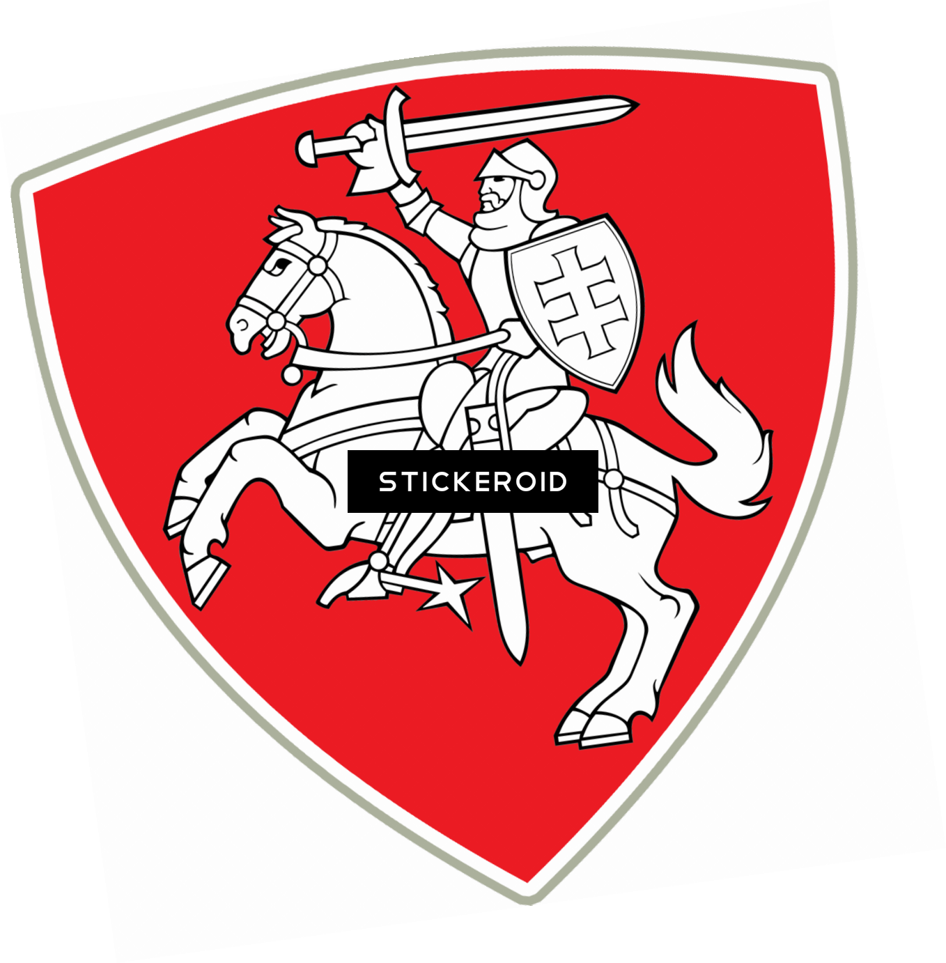 Lithuania National Ice Hockey Team Logo (1358x1382), Png Download