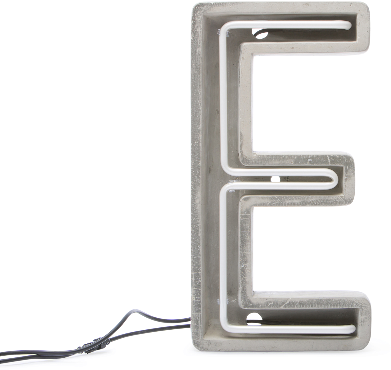 Alphacrete, Concrete Neon Light E-0 - Png Alphabet I Light (2000x1712), Png Download