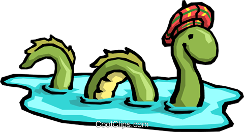 Cartoon Loch Ness Monster - Loch Ness Monster Animation (480x260), Png Download