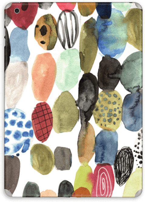 Dots Watercolor - Apple Macbook Air (13", Mid 2017) (573x800), Png Download
