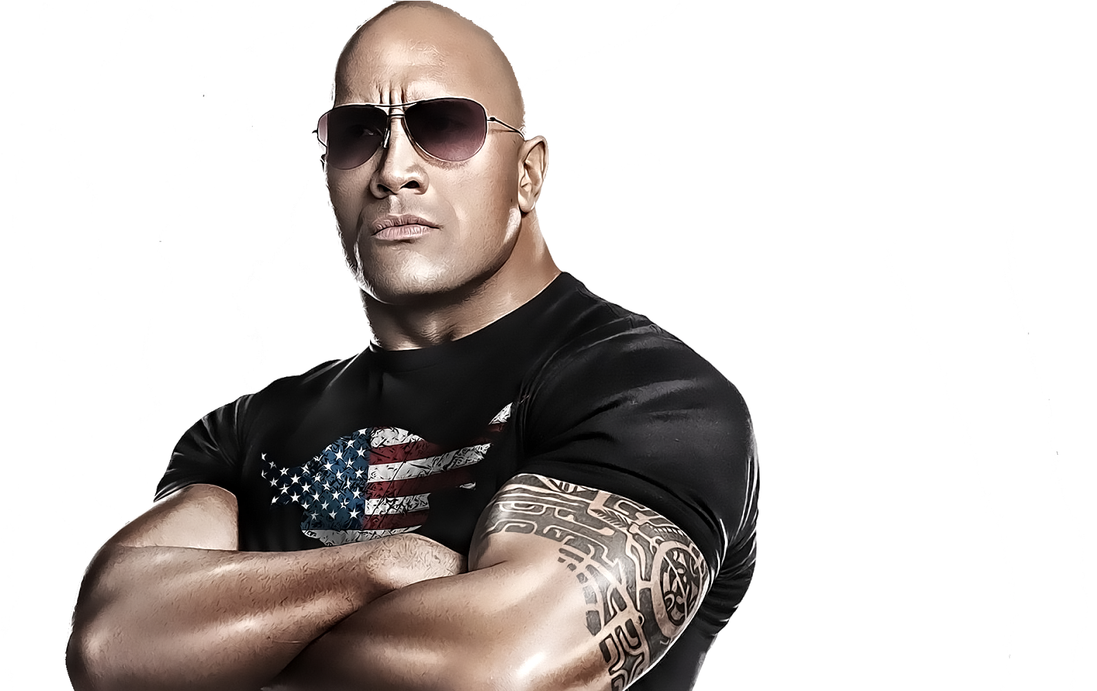 The Rock Png - Dwayne Johnson Transparent Background (1600x1000), Png Download