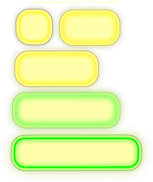 How To Set Use Green Neon Clipart (504x599), Png Download