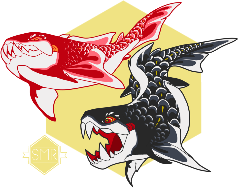 Dunkleosteus-nobori By Sashark On Deviantart - Art (986x810), Png Download