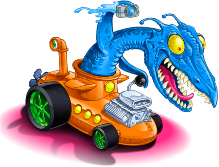 Loch Ness Maniac™ - Monster 500 Toys (447x341), Png Download