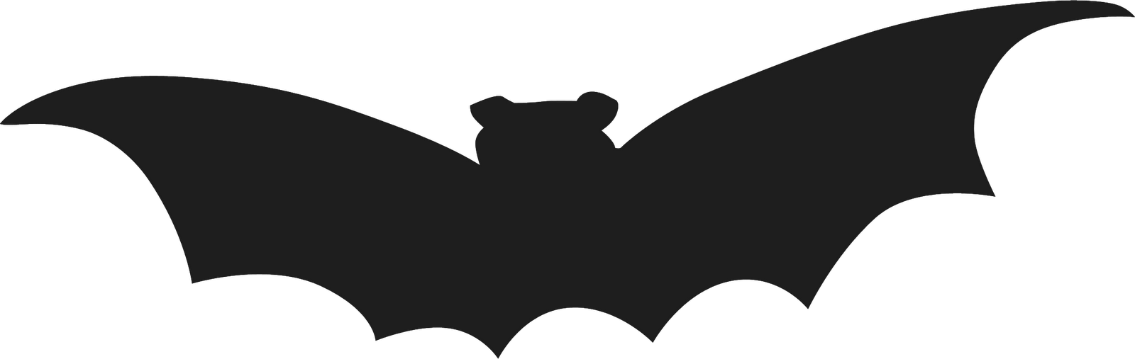 Click - Printable Halloween Decorations Bats (1600x507), Png Download