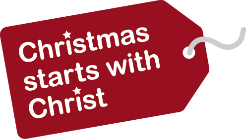 Christmas Starts With Christ (496x282), Png Download