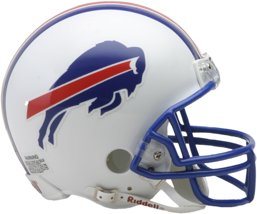 Buffalo Bills 1976 To 1983 Riddell Mini Replica Throwback - Buffalo Bills Football Helmet (900x812), Png Download