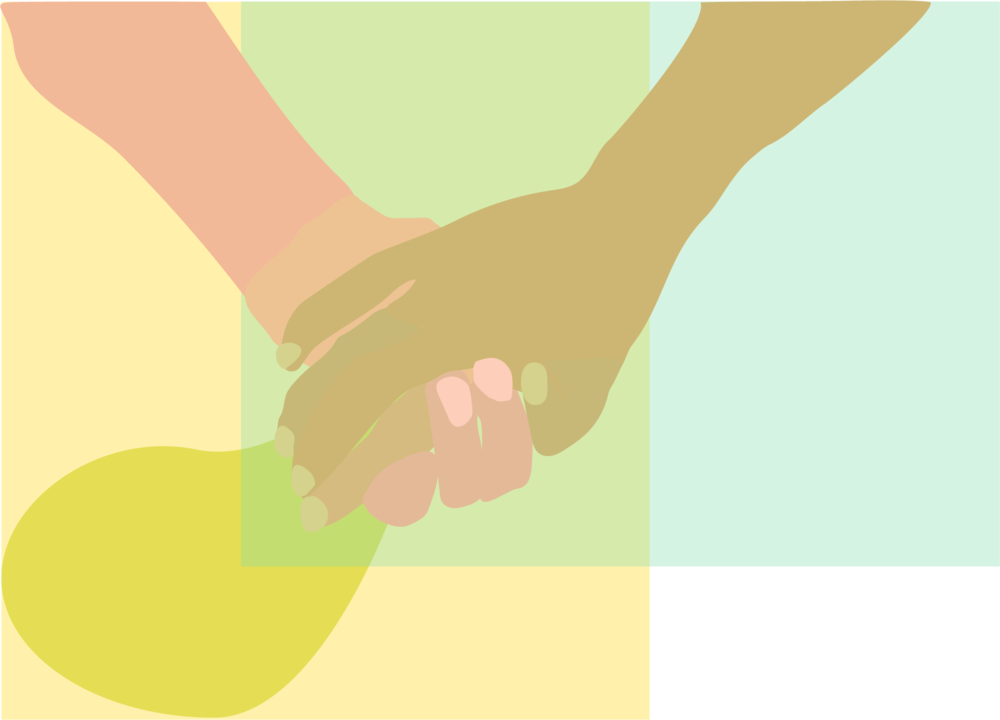 Handholding - Portable Network Graphics (1000x720), Png Download