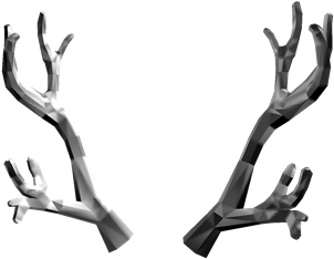 Big- Silverthorn Antlers - Accessories Codes For Roblox (420x420), Png Download