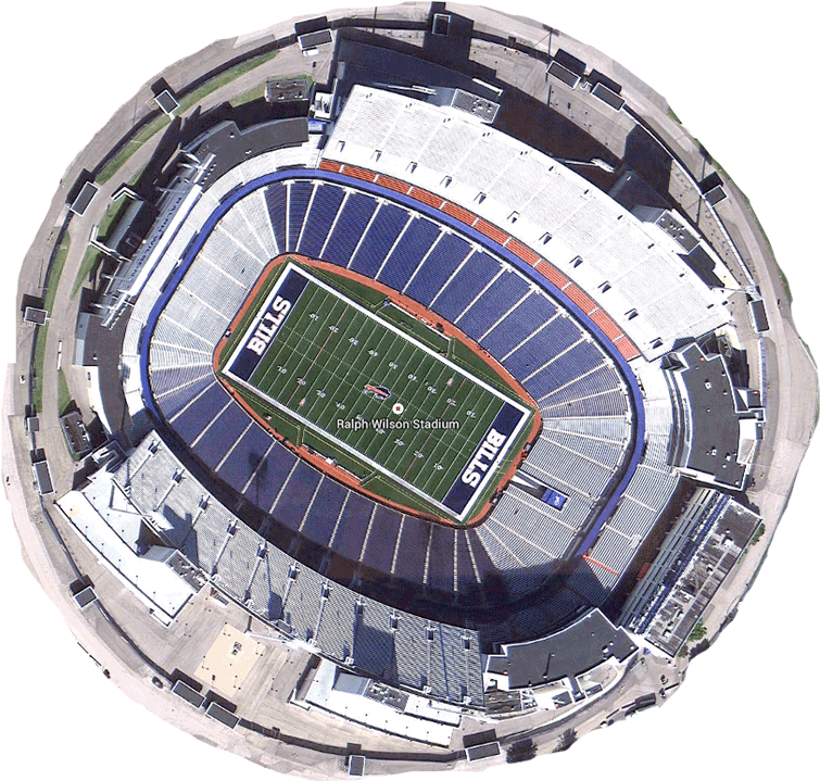 More - War Memorial Stadium Buffalo Bills (769x718), Png Download