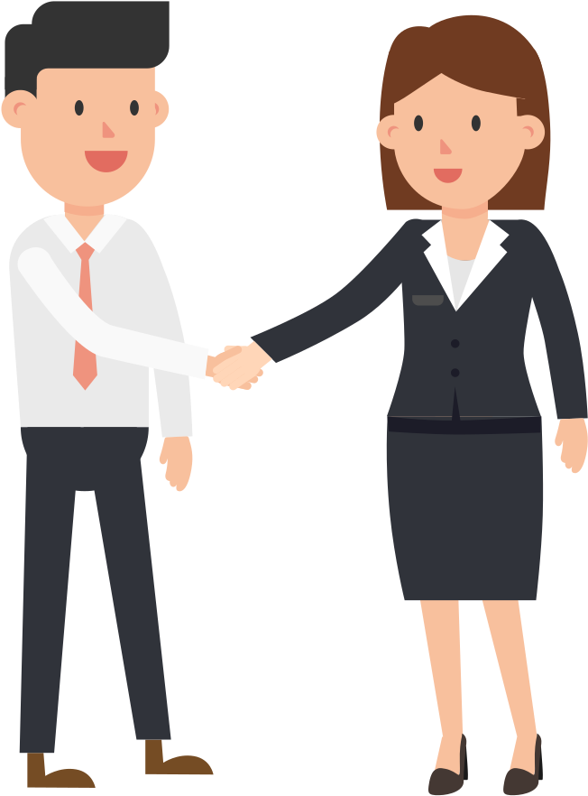 Open - Shake Hand Cartoon Gif (2000x1125), Png Download