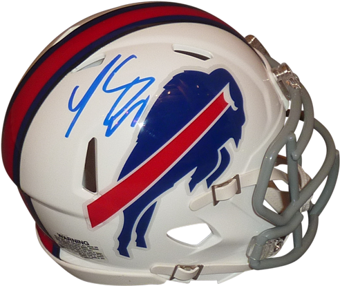 Lesean Mccoy Autographed Buffalo Bills Mini Helmet - James Lofton Autographed Buffalo Bills Mini Helmet (500x500), Png Download