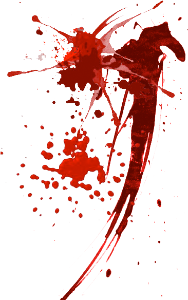 Raining-blood Watercolour, Blood, Pen And Wash, Watercolor - F*ck-a-doodle-doo Rectangle Magnet (365x600), Png Download