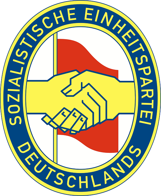 Flag, Red, Hands, Logo, Piece, Agreement, Shake, Hand - Sed Logo (527x640), Png Download
