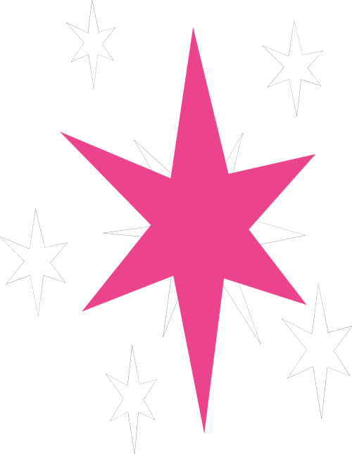 Twilight Sparkles Cutie Mark - My Little Pony Cutie Mark Twilight Sparkle (500x645), Png Download