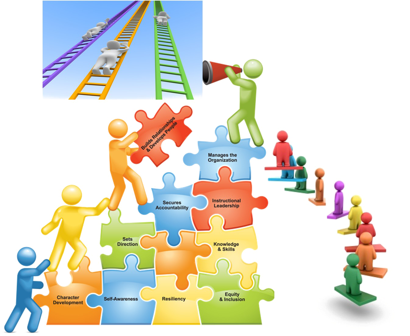 Ladder Of Success Png Photo - Climbing Ladder Of Success (1377x1102), Png Download