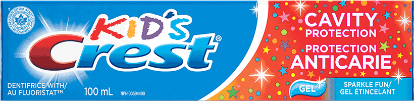Crest Kids Cavity Protection Sparkle Fun Gel Toothpaste - Crest Kids Cavity Protection (1200x1200), Png Download