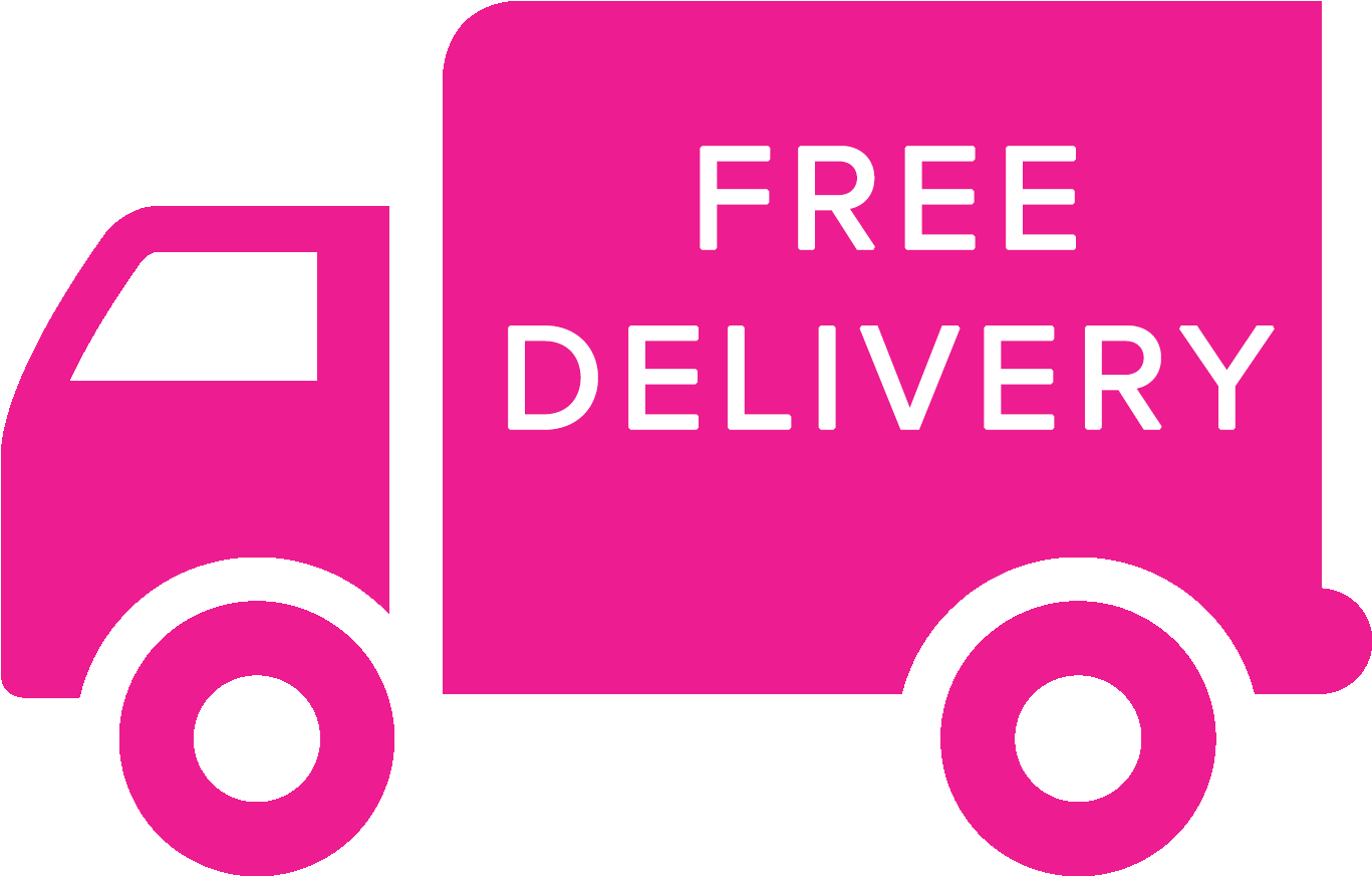 Free Shipping Image Pink (1389x888), Png Download