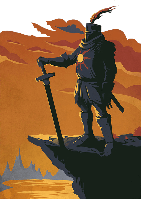 Solaire Of Astora Poster (569x800), Png Download