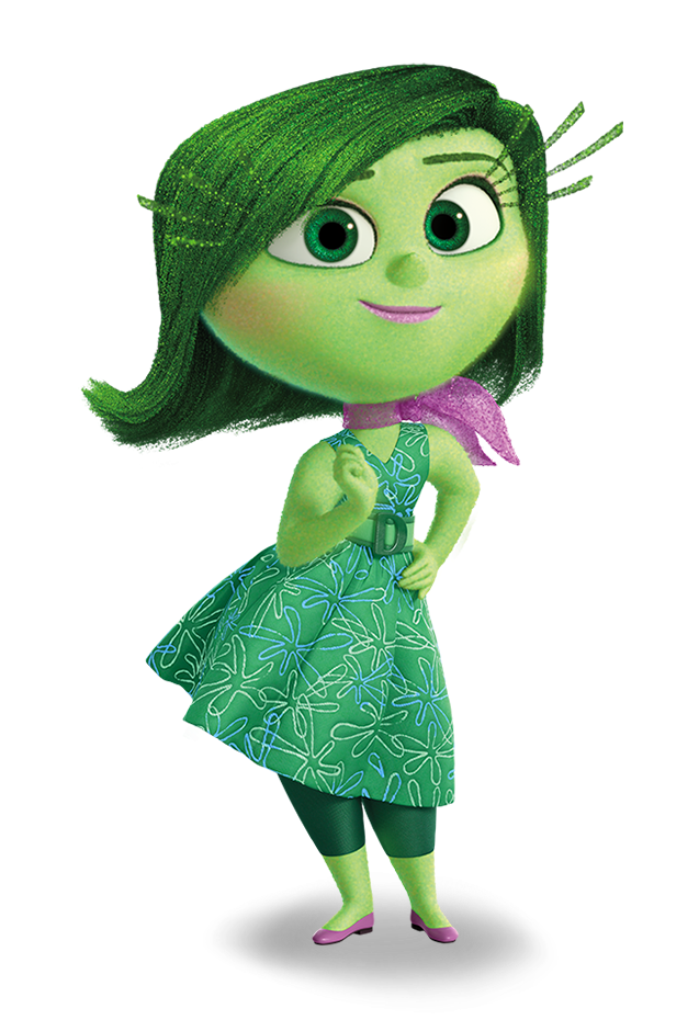 Insideout - Happy Inside Out Disgust (843x963), Png Download