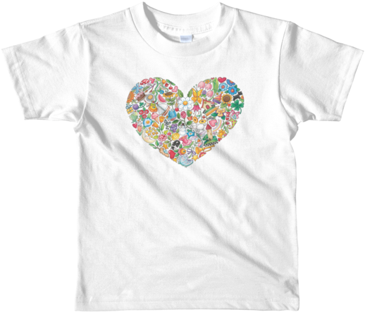 "lots To Love" Little Kids T-shirt - Kids Personalized Shirt | Short Sleeve Kids T-shirt (600x600), Png Download