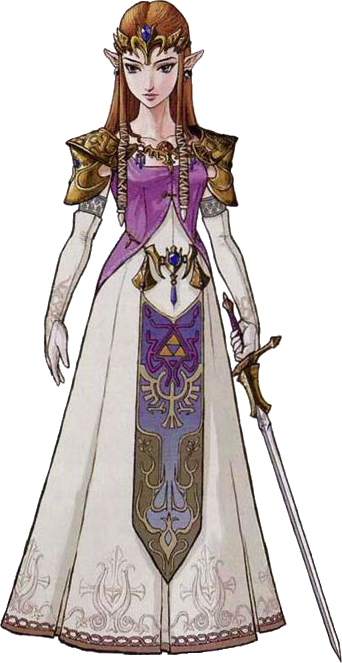 Princess Zelda Legend Of Zelda - Zelda Legends Of Zelda (342x663), Png Download
