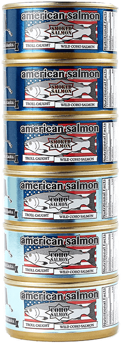 American Salmon 6oz Variety Pack Free Shipping - Shelf (681x823), Png Download