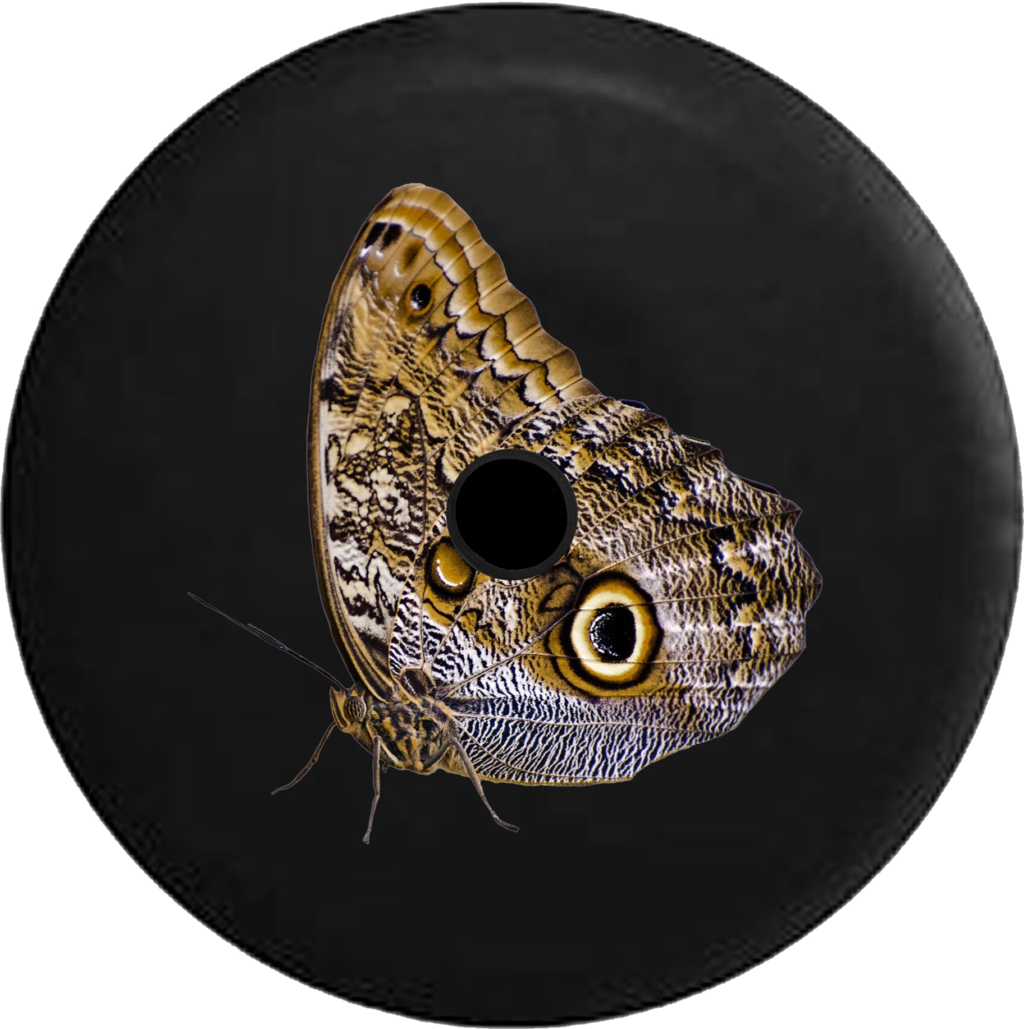 Jeep Wrangler Jl Backup Camera Realistic Butterfly - Butterfly Png (1024x1029), Png Download