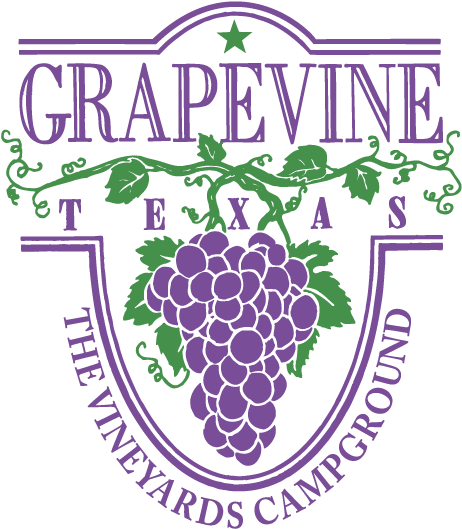 The Vineyards Campground & Cabins On Grapevine Lake - City Of Grapevine Logo (477x551), Png Download