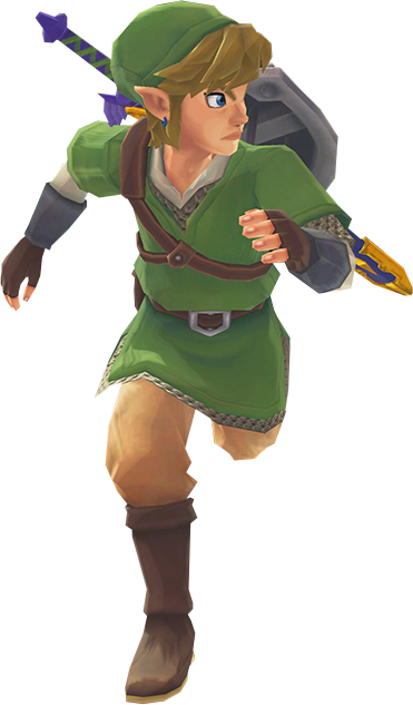 The Legend Of Zelda - Zelda Skyward Sword Link (281x480), Png Download