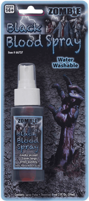 Zombie Black Blood Spray - Zombie Black Blood Spray - Flesh And Blood (415x415), Png Download