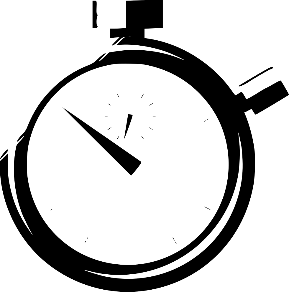 Timer Clock Time Stopwatch - Stop Watch Icon Transparent Png (980x992), Png Download