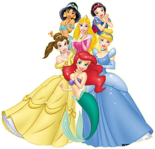 Imágenes De Princesas Disney Con Fondo Transparente, - Disney Princess Birthday Template (1024x683), Png Download