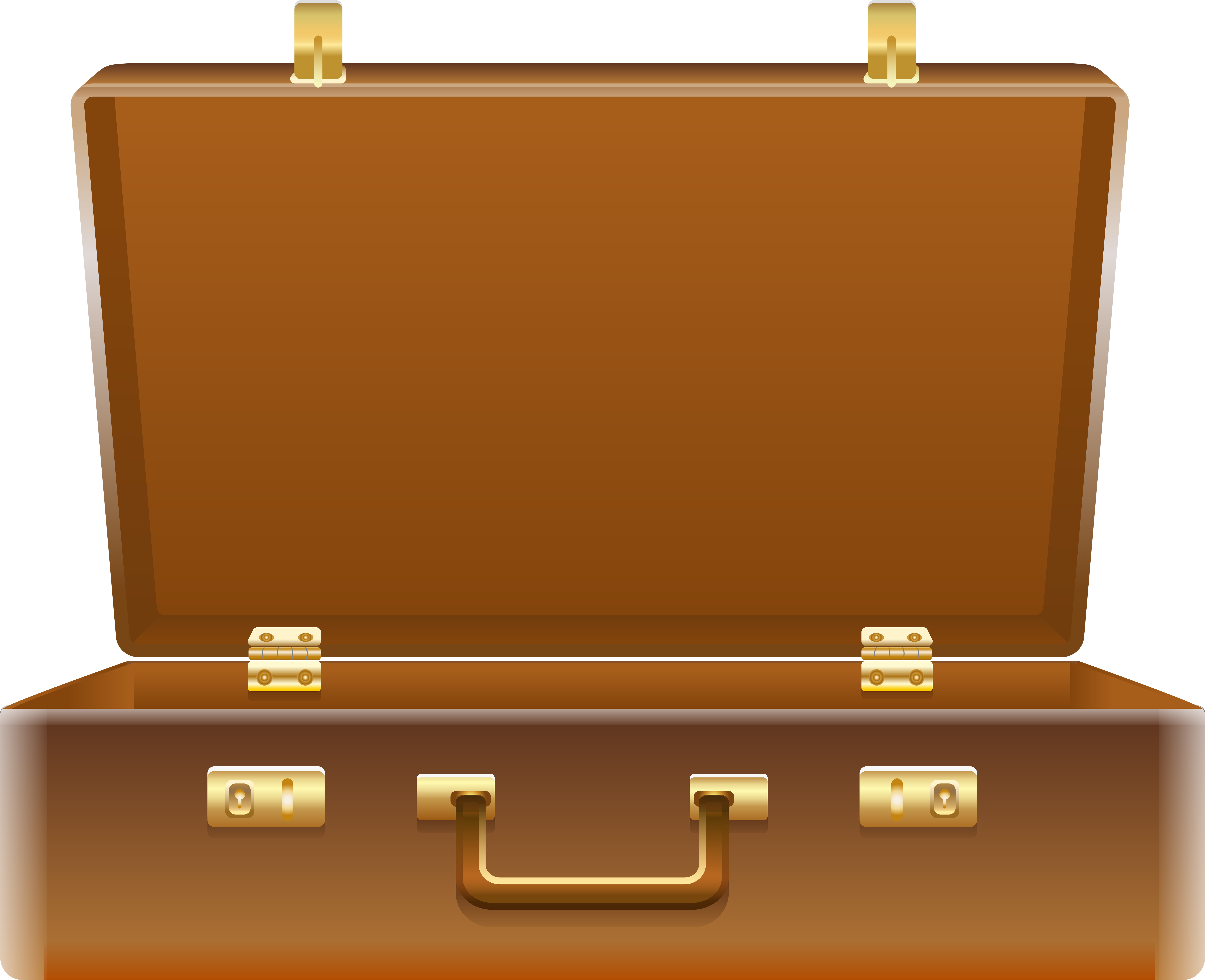 Jpg Library Download Luggage Clipart Briefcase (8000x6511), Png Download