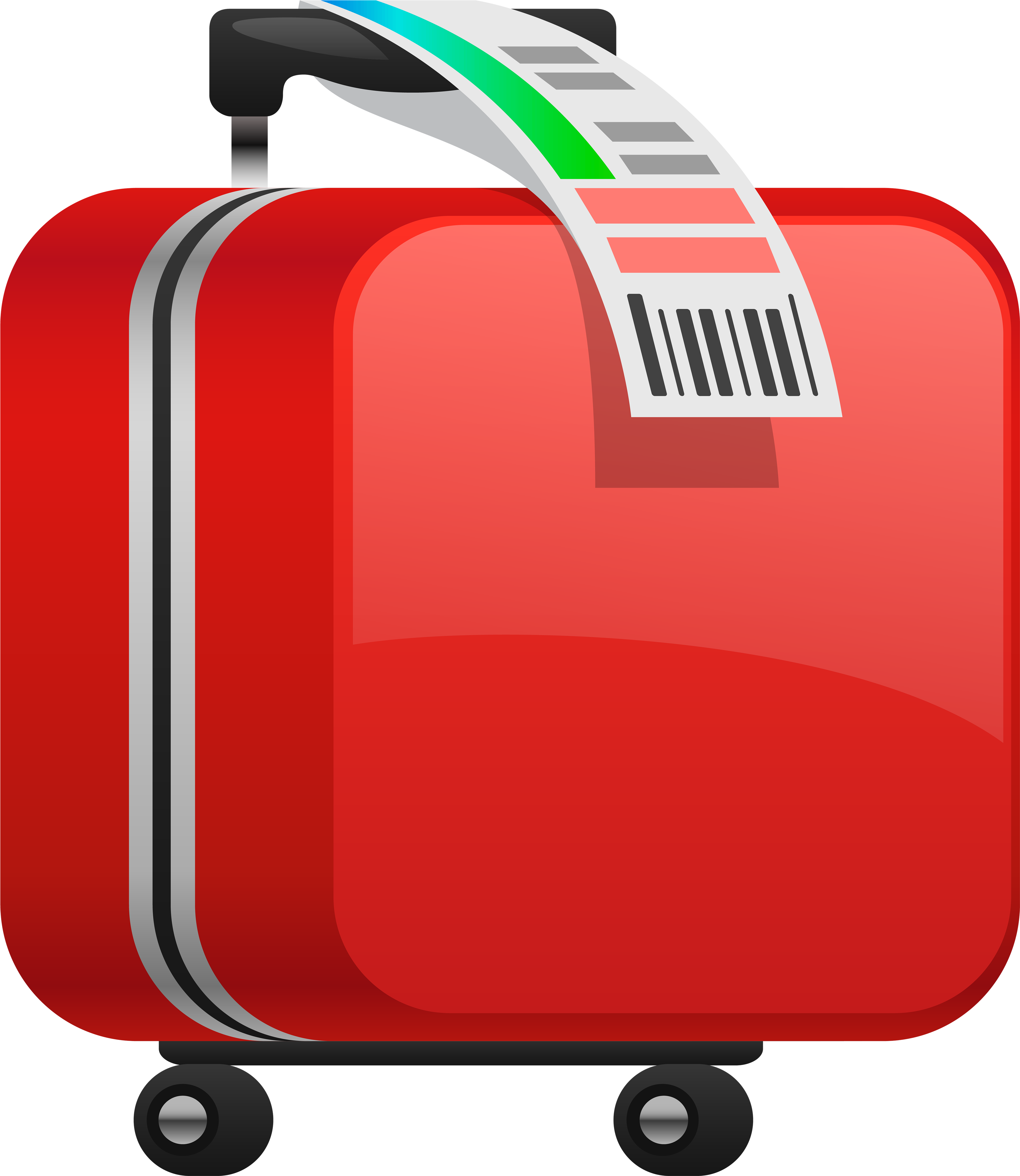 Suitcase Png Image - Suitcase Clip Art (3901x4500), Png Download