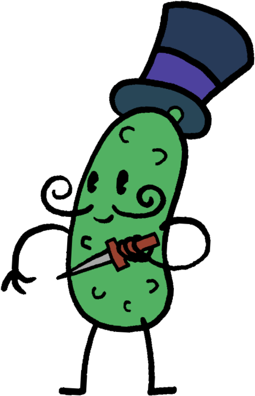 Cartoon Pictures Of Pickles - Cute Drawings Of Pickles (1024x1088), Png Download