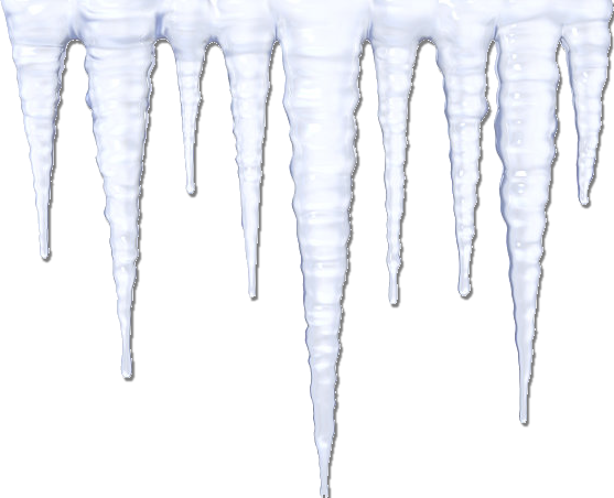 Png Icicles Clipart Royalty Free Stock - Icicles (557x452), Png Download