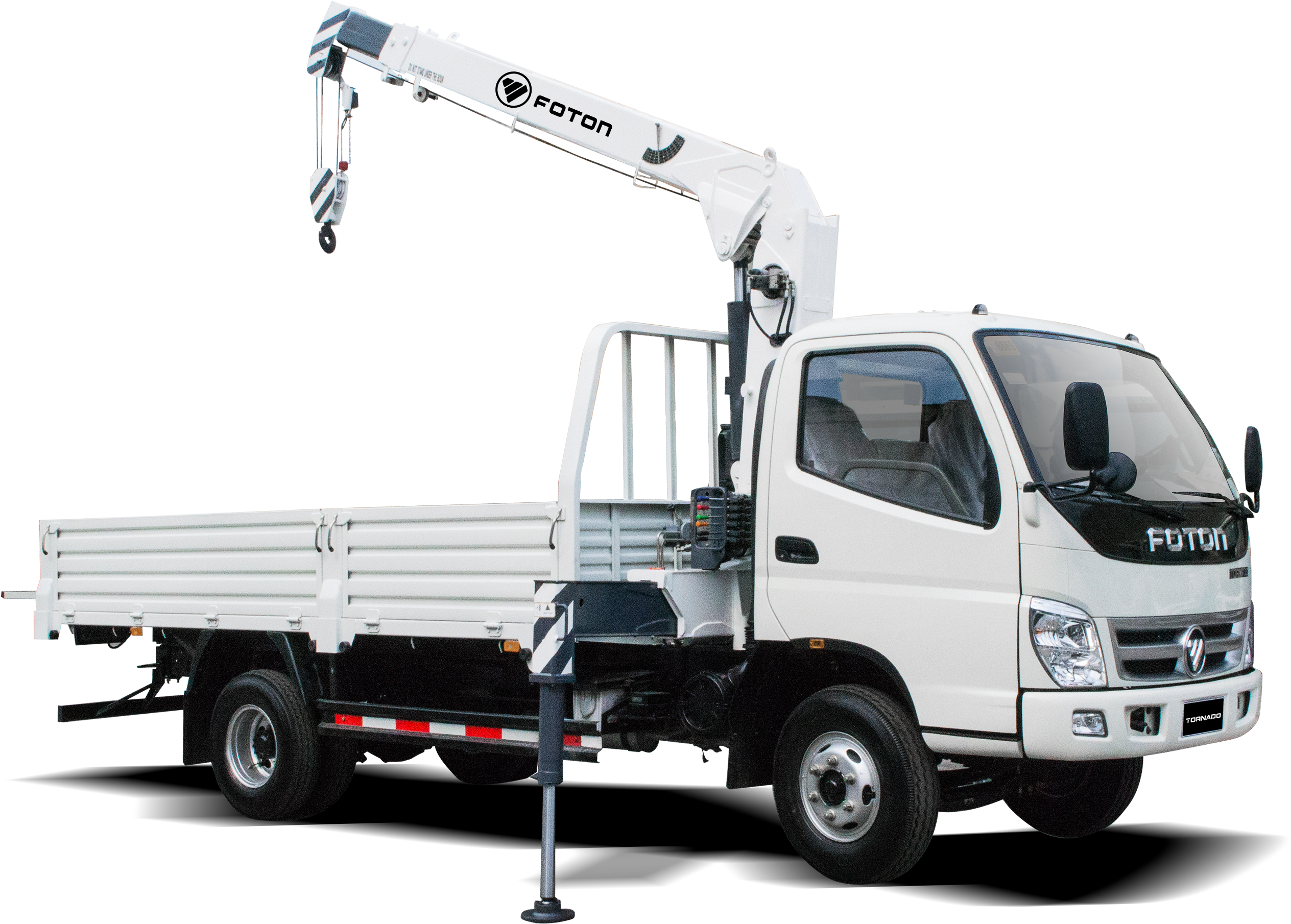 Crane-truck - Truck With Crane Png (2679x1914), Png Download