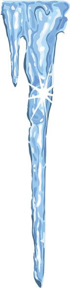Png Images Of Icicles Vector Library Library - Icicle Png (600x600), Png Download