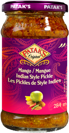 Mango Indian Style Pickle 288865 Ol - Pataks Patak's Original Mild Curry Paste (271x500), Png Download